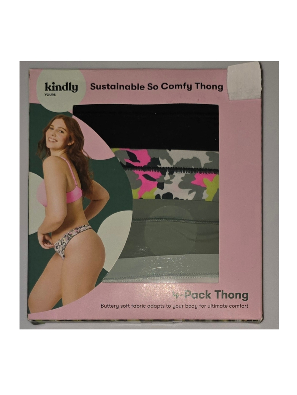 Kindly Yours 4-Pack Thong -  XS 0 - 2